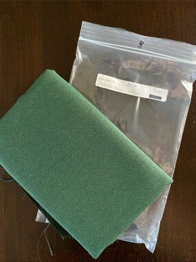 25 Count Lugana Fabric in Victorian Green - 27" x 36"